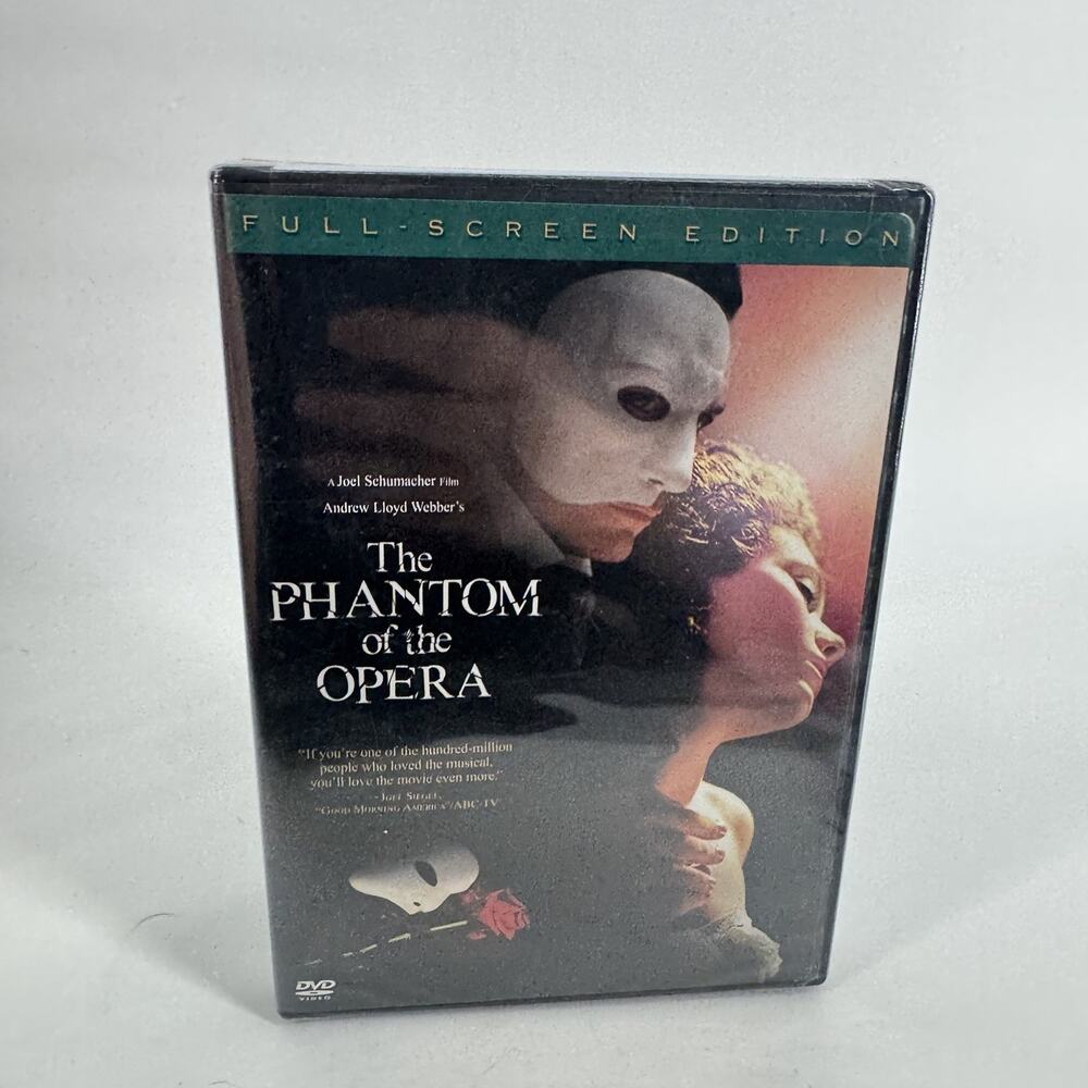 The Phantom of the Opera {Andrew Lloyd Webber} (Full Screen DVD, 2005) SEALED